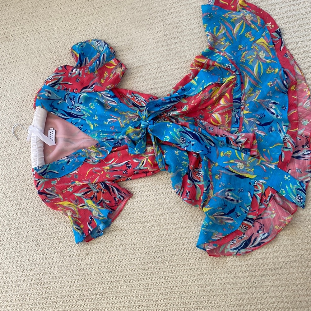 Beautiful Tanya Taylor print dress size 10